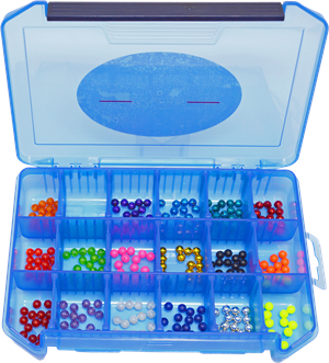 XTackle 6mm Rattle Bead Kit w/Gamakatsu G3200 Box XTackle 6mm Rattle Bead Kit w/Gamakatsu G3200 Box
