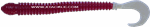 Big Bite Baits 4" BIO Ring Worm (08) Purple/Glow Tail