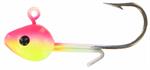 Big Bite Baits Pro Minnow Head Jig, Pink/Yellow, 1/16oz, 8/pk