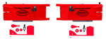 Church Tackle Planer board (Kit 2) w/Dual Action Flags