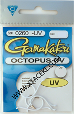 Gamakatsu UV White Octopus Hooks